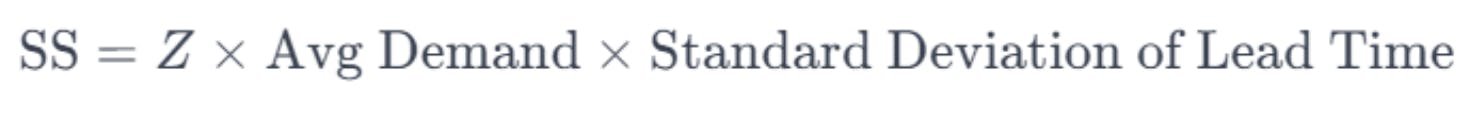 Mastering Safety Stock: Essential Tips, Formulas, and Real-World Examples 3 Mastering Safety Stock: Essential Tips, Formulas, and Real-World Examples