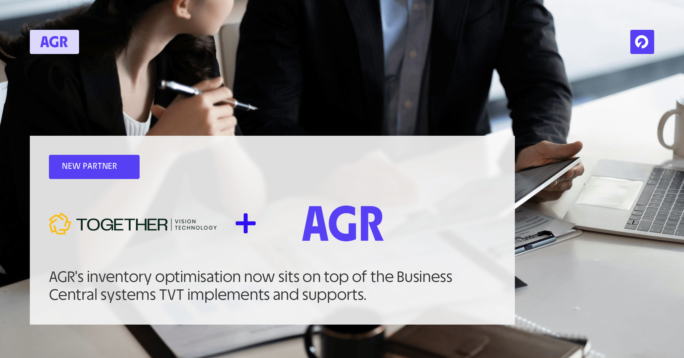 AGR och TVT inleder samarbete kring lageroptimering i Business Central